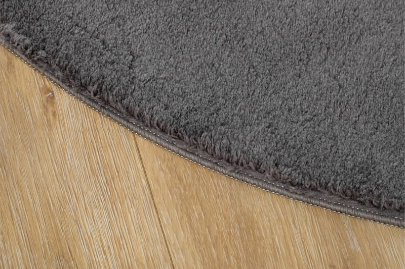 Soft Wiltonmatta Rund 120 cm - Grafitgrå - Textil & mattor - Mattor - Modern matta - Friezematta