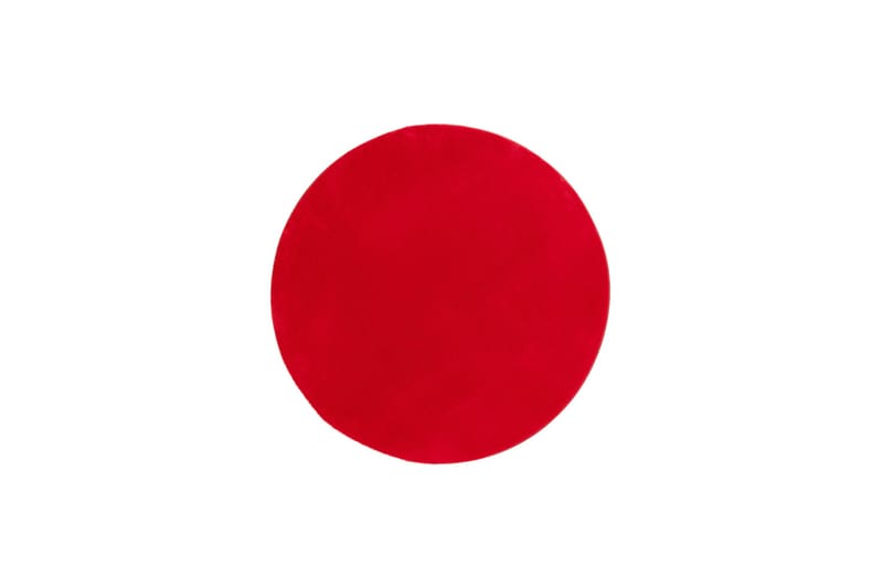 Soft Wiltonmatta Rund 120 cm - Röd - Textil & mattor - Mattor - Modern matta - Friezematta