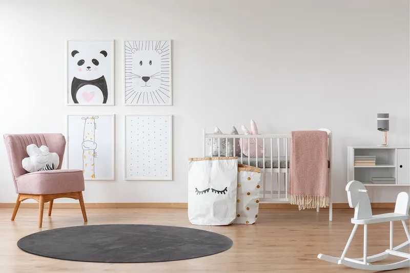 Soft Wiltonmatta Rund 200 cm - Grafitgrå - Textil & mattor - Mattor - Modern matta - Friezematta