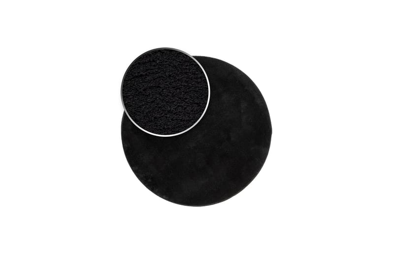 Soft Wiltonmatta Rund 240 cm - Svart - Textil & mattor - Mattor - Modern matta - Friezematta