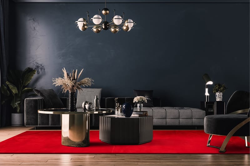 Softina Wiltonmatta 140x200 cm - Röd - Textil & mattor - Mattor - Modern matta - Friezematta