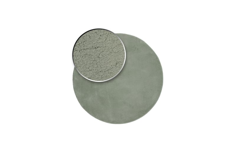 Softina Wiltonmatta Rund 160 cm - Grön - Textil & mattor - Mattor - Modern matta - Friezematta