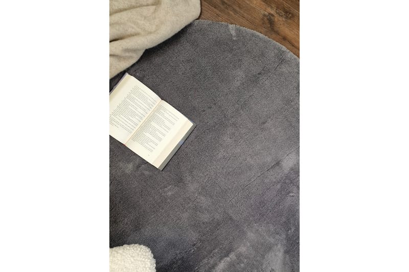 Softina Wiltonmatta Rund 160 cm - Grafitgrå - Textil & mattor - Mattor - Modern matta - Friezematta