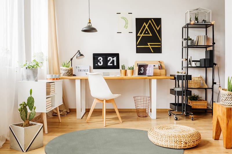 Softina Wiltonmatta Rund 200 cm - Grön - Textil & mattor - Mattor - Modern matta - Friezematta