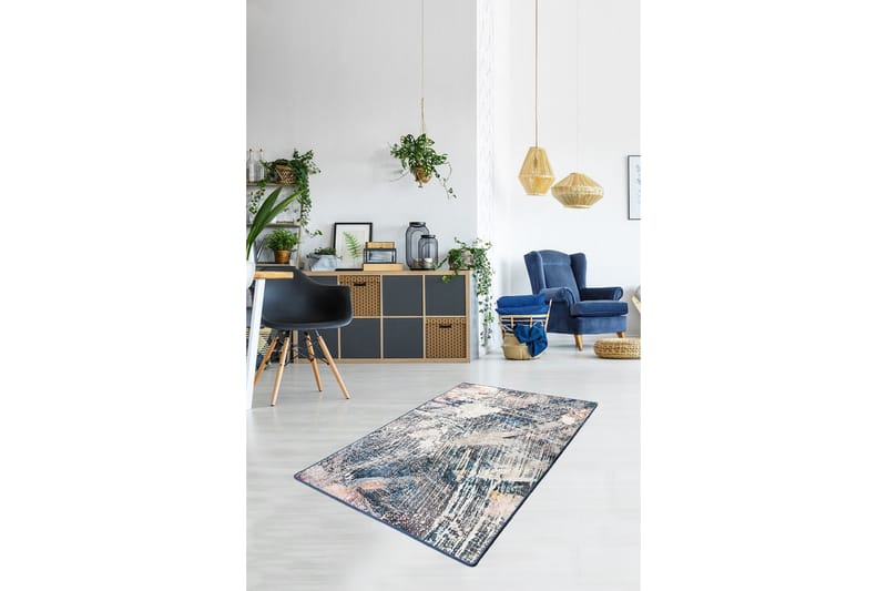 Tahsin Matta 100x200 cm - Flerfärgad/Sammet - Textil & mattor - Mattor - Modern matta - Friezematta