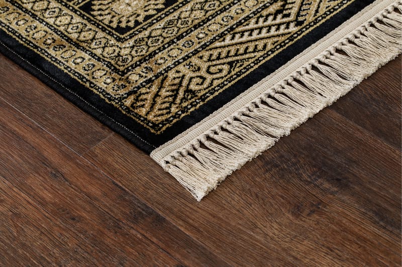Teheran Wiltonmatta Rektangulär 80x250 cm - Svart - Textil & mattor - Mattor - Modern matta - Friezematta