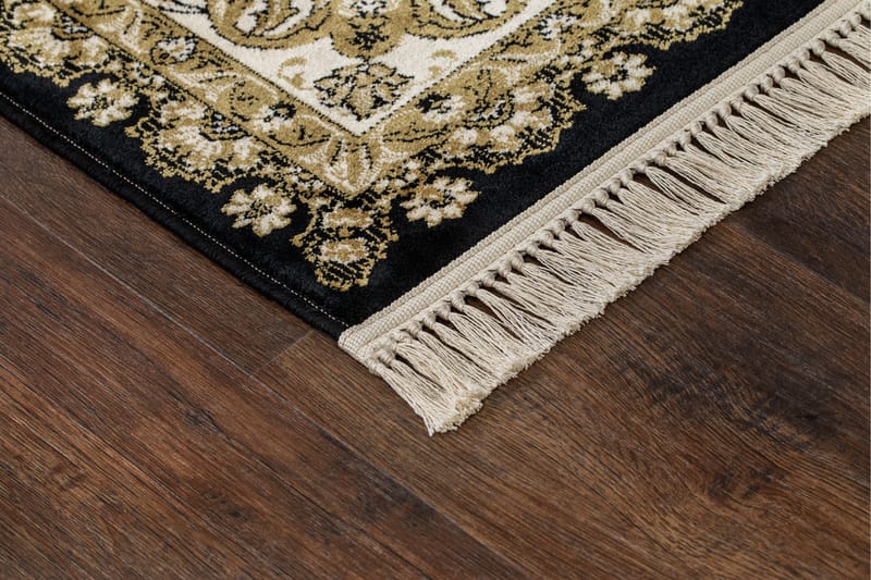 Teheran Wiltonmatta Rektangulär 80x350 cm - Svart - Textil & mattor - Mattor - Modern matta - Friezematta