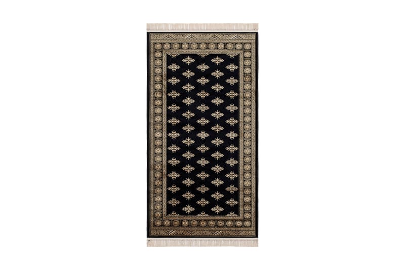 Teheran Wiltonmatta Rektangulär 80x350 cm - Svart - Textil & mattor - Mattor - Modern matta - Friezematta