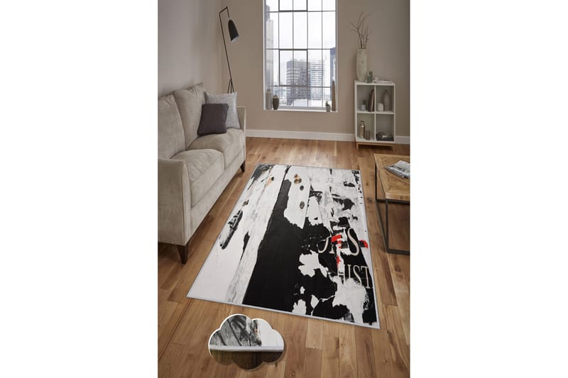 Tolunay Matta 100x150 cm - Flerfärgad - Textil & mattor - Mattor - Modern matta - Friezematta