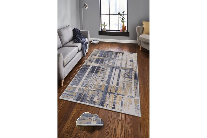 Tolunay Matta 100x150 cm - Flerfärgad - Textil & mattor - Mattor - Modern matta - Friezematta