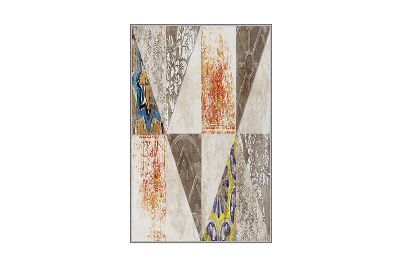 Tolunay Matta 100x150 cm - Flerfärgad - Textil & mattor - Mattor - Modern matta - Friezematta