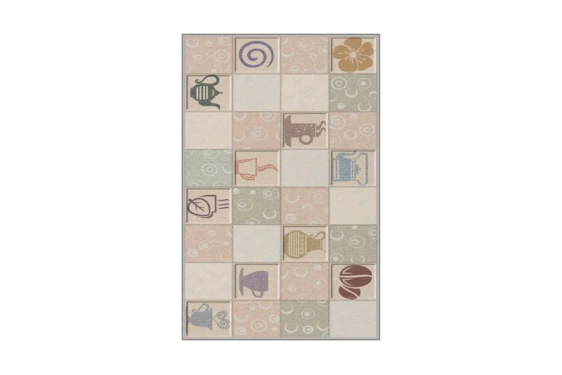 Tolunay Matta 100x200 cm, Flerfärgad