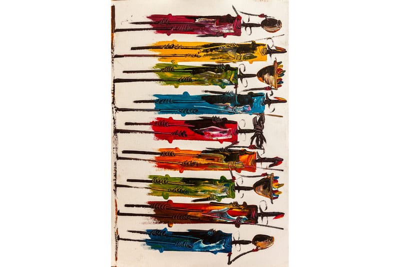 Tolunay Matta 120x180 cm - Flerfärgad - Textil & mattor - Mattor - Modern matta - Friezematta