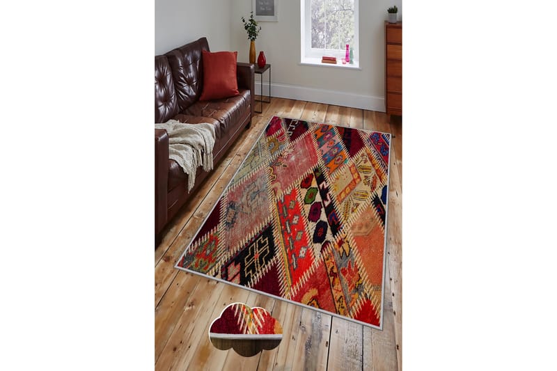 Tolunay Matta 120x180 cm - Flerfärgad - Textil & mattor - Mattor - Modern matta - Friezematta