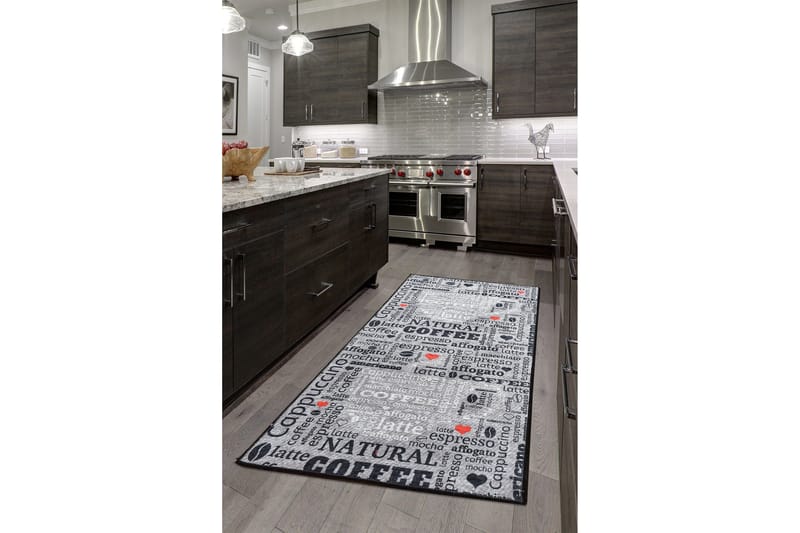 Tugrul Matta 100x200 cm, Grå/Sammet