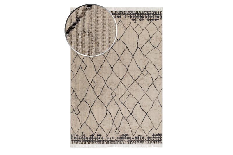 Tulum Berber Wiltonmatta 160x230 cm - Krämvit - Textil & mattor - Mattor - Modern matta - Friezematta