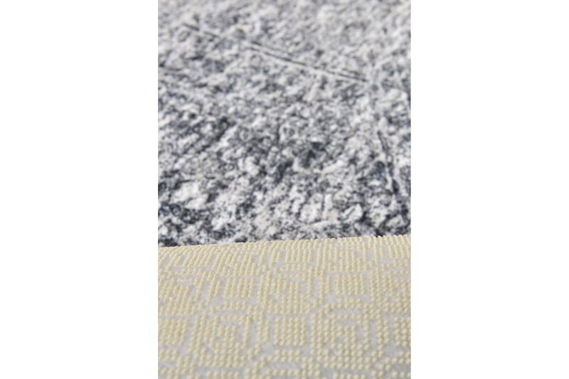 Umboni Matta Rund 100 cm - Flerfärgad/Sammet - Textil & mattor - Mattor - Modern matta - Friezematta