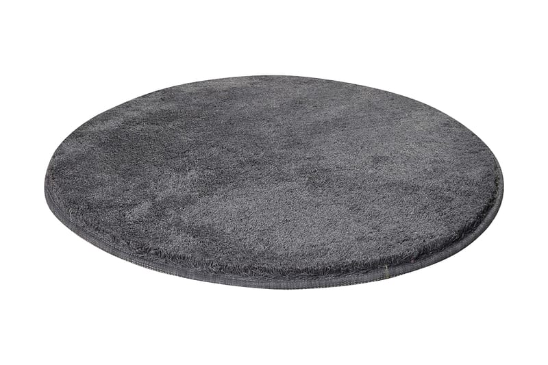 Vigentino Matta Rund 90 cm - Rök/Akryl - Textil & mattor - Mattor - Modern matta - Friezematta