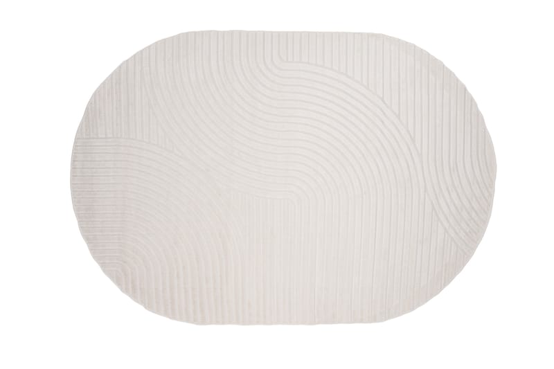 Vince Wiltonmatta 240x340 cm Oval - Vit - Textil & mattor - Mattor - Modern matta - Friezematta