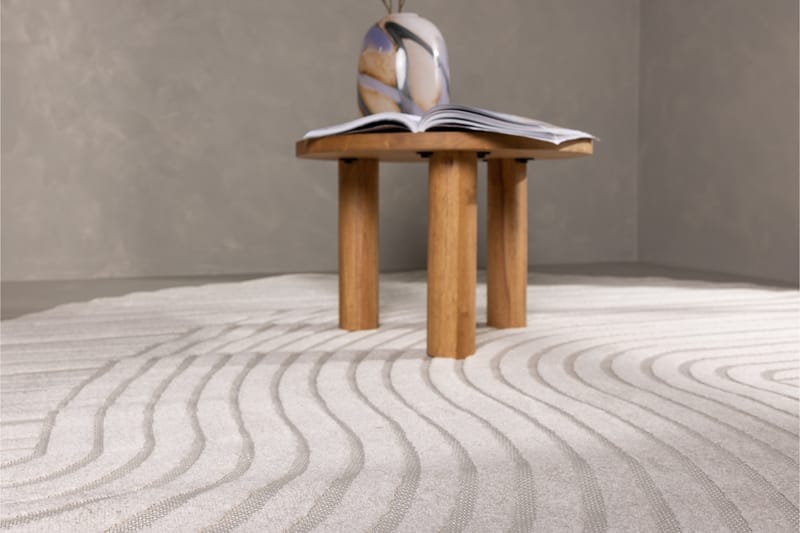 Vince Wiltonmatta 240x340 cm Oval - Vit - Textil & mattor - Mattor - Modern matta - Friezematta