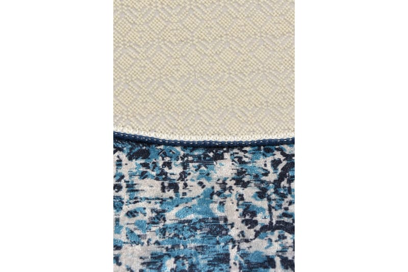 Vovoka Matta Rund 100 cm - Flerfärgad/Sammet - Textil & mattor - Mattor - Modern matta - Friezematta