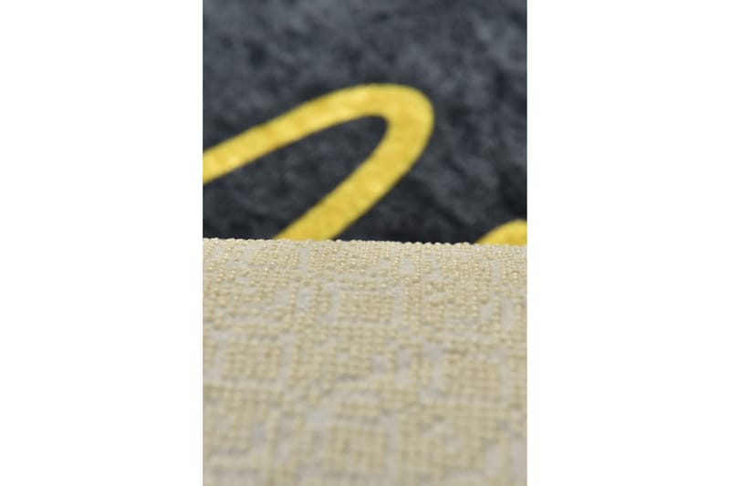 Warrigal Matta Rund 100 cm - Flerfärgad/Sammet - Textil & mattor - Mattor - Modern matta - Friezematta