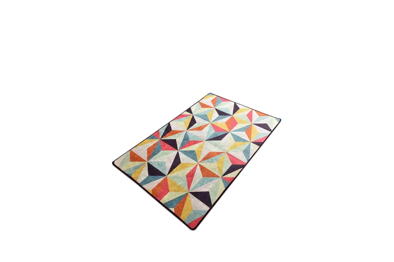 Zortea Matta 100x200 cm - Flerfärgad/Sammet - Textil & mattor - Mattor - Modern matta - Friezematta