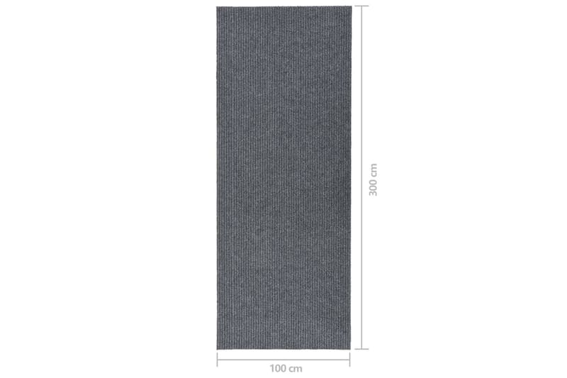 Gångmatta 100x300 cm grå - Grå - Textil & mattor - Mattor - Modern matta - Gångmattor