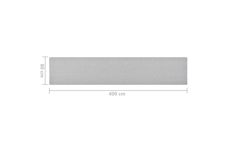 Gångmatta ljusgrå 80x400 cm - Grå - Textil & mattor - Mattor - Modern matta - Gångmattor