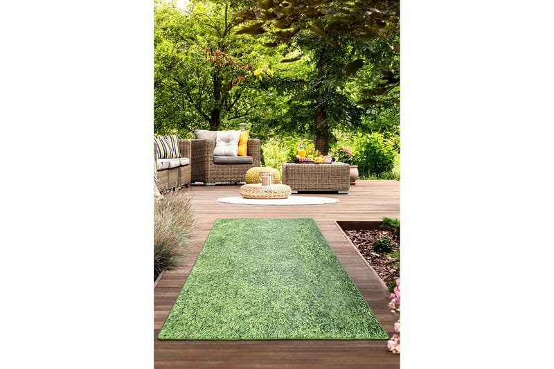 Ahihia Entrematta 100x300 cm - Flerfärgad/Sammet - Textil & mattor - Mattor - Modern matta - Gångmattor
