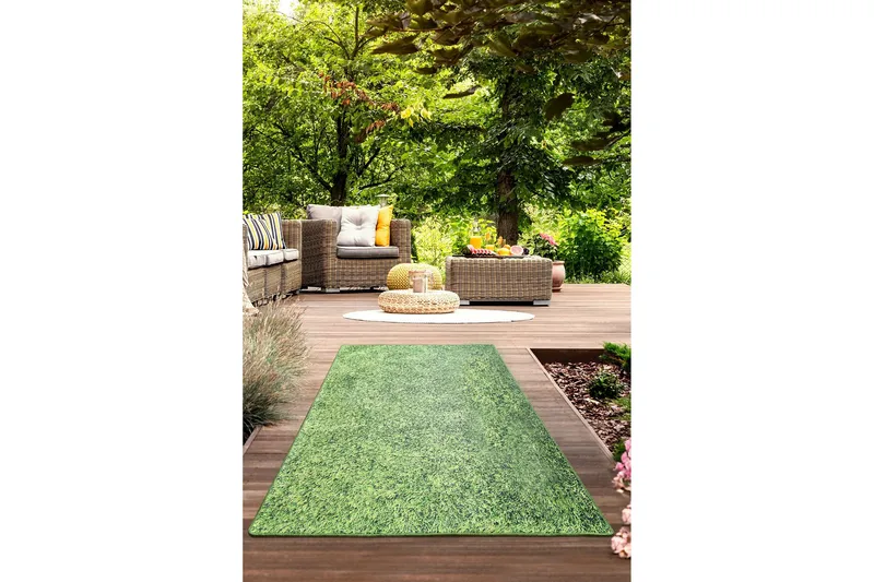 Ahihia Entrematta 100x300 cm, Flerfärgad/Sammet