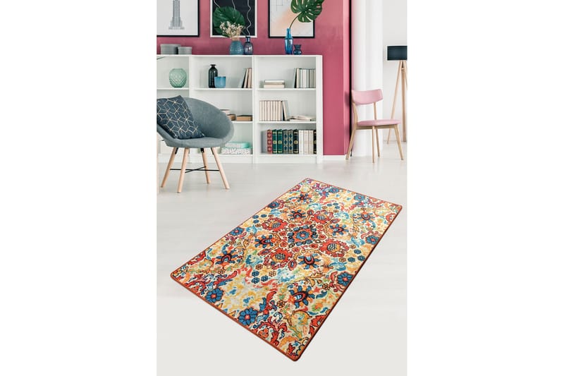 Aldarte Entrematta 100x300 cm - Flerfärgad/Sammet - Textil & mattor - Mattor - Modern matta - Gångmattor