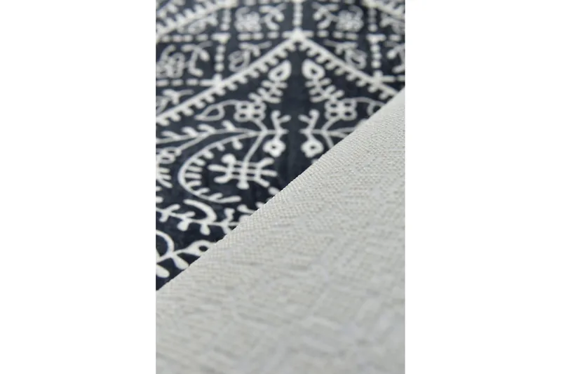 Assaggie Entrematta 80x300 cm - Svart/Sammet - Textil & mattor - Mattor - Modern matta - Gångmattor