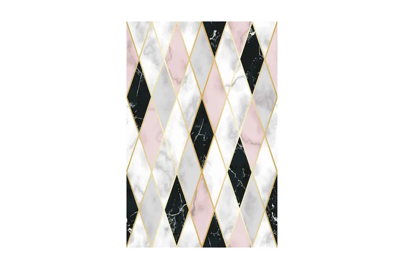 Bedriye Entrematta 100x300 cm, Flerfärgad