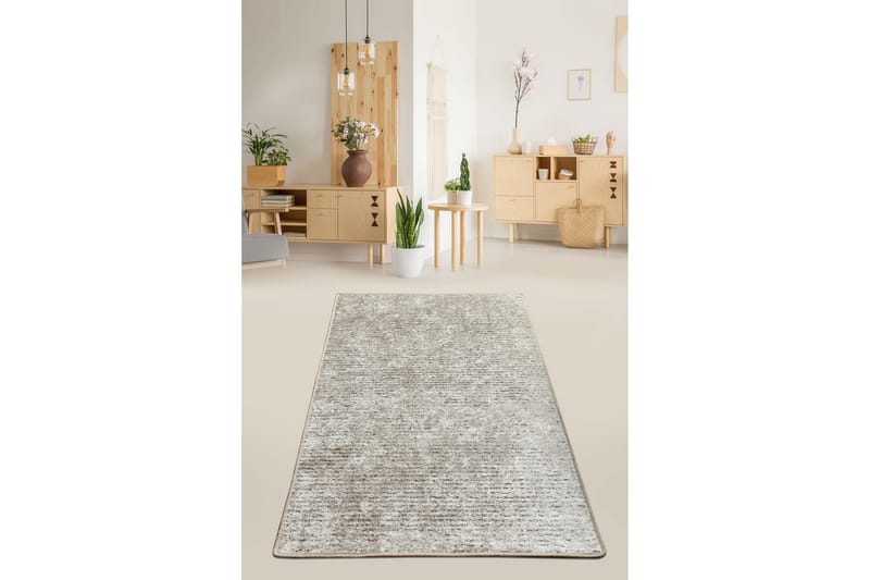 Caldeolo Entrematta 100x300 cm - Beige/Sammet - Dörrmatta & hallmatta - Gångmattor