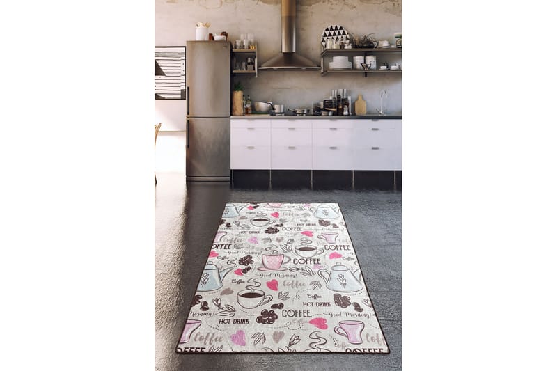 Cuppa Entrematta 100x300 cm - Flerfärgad/Sammet - Textil & mattor - Mattor - Modern matta - Gångmattor