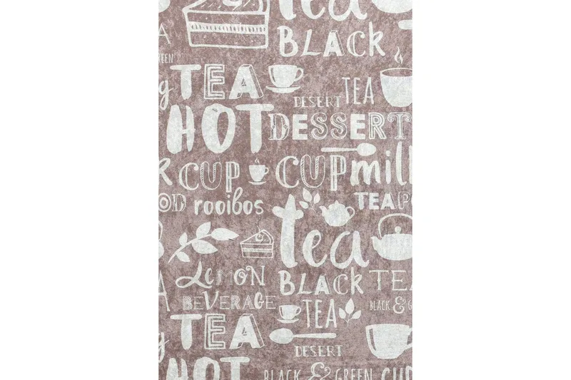 Cuppa Entrematta 80x300 cm - Beige/Vit/Sammet - Textil & mattor - Mattor - Modern matta - Gångmattor