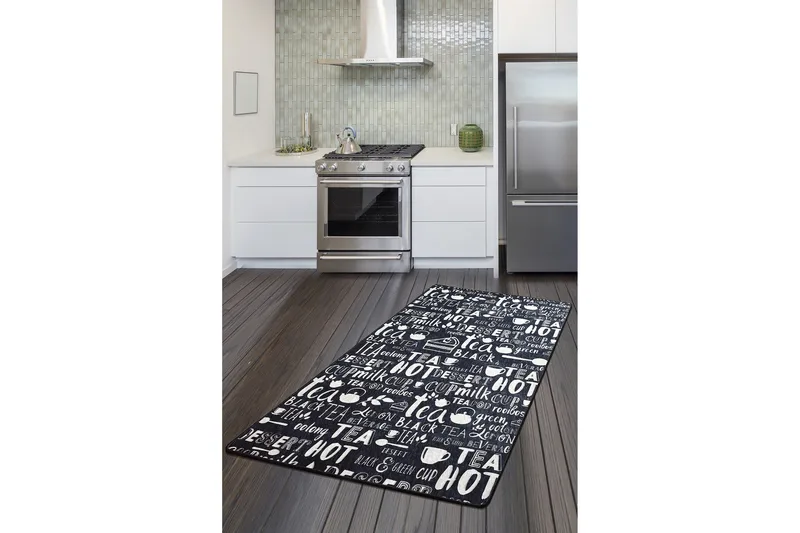 Cuppa Entrematta 80x300 cm, Svart/Sammet