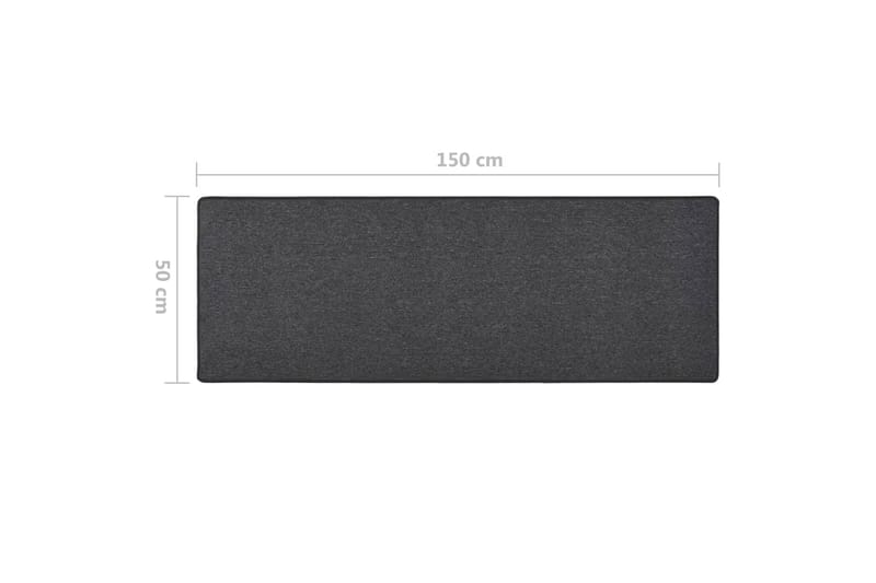 Gångmatta antracit 50x150 cm - Antracit - Textil & mattor - Mattor - Modern matta - Gångmattor