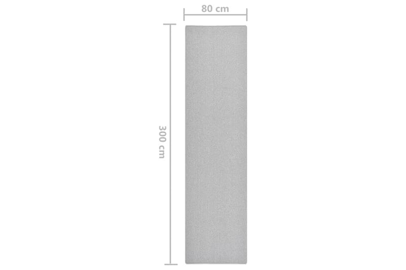 Gångmatta ljusgrå 80x300 cm - Grå - Textil & mattor - Mattor - Modern matta - Gångmattor