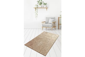 Iravathe Entrematta 100x300 cm - Beige/Sammet - Textil & mattor - Mattor - Modern matta - Gångmattor