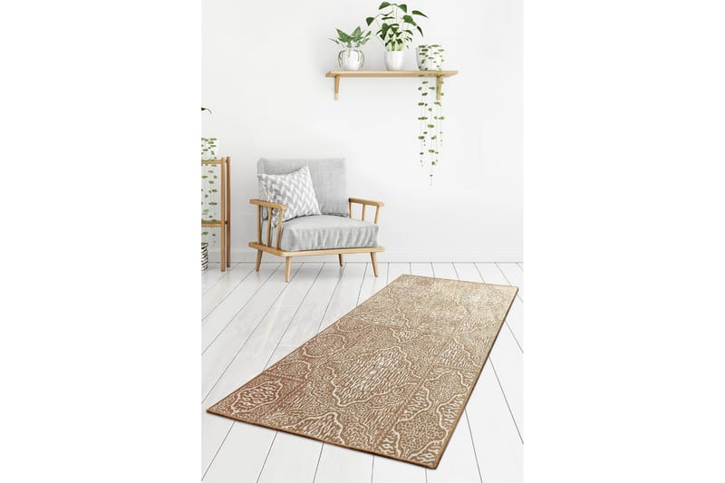 Iravathe Entrematta 80x300 cm - Beige/Sammet - Dörrmatta & hallmatta - Gångmattor