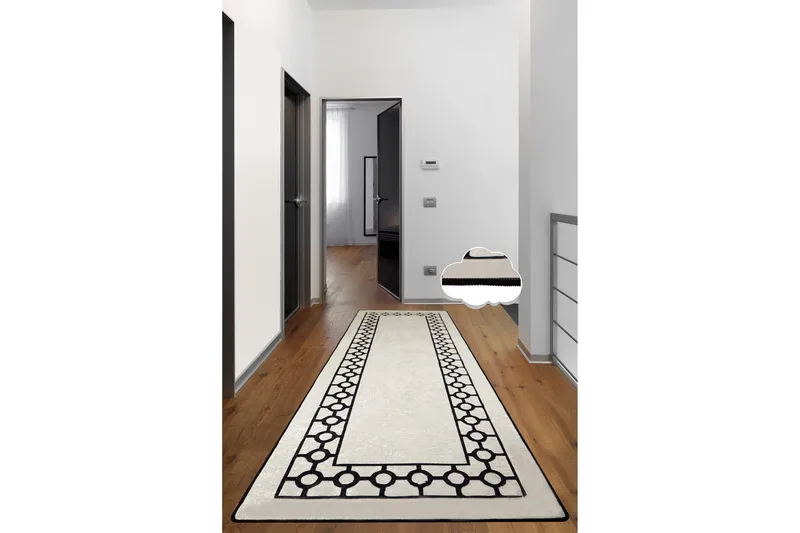 Jatan Gångmatta 80x200 cm Rektangulär, Ecru