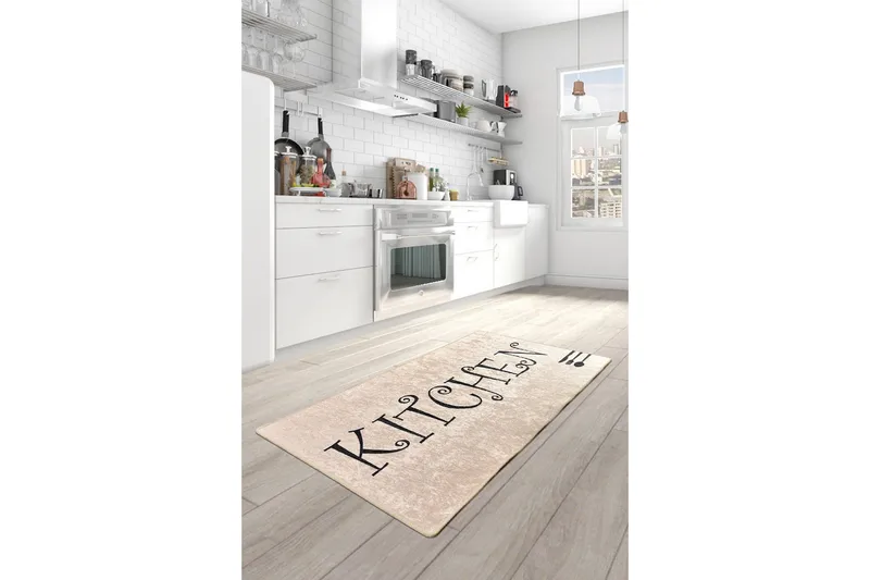 Koilara Entrematta 100x300 cm - Flerfärgad/Sammet - Textil & mattor - Mattor - Modern matta - Gångmattor