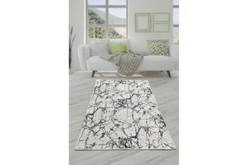 Marmuras Entrematta 80x300 cm - Vit/Sammet - Textil & mattor - Mattor - Modern matta - Gångmattor