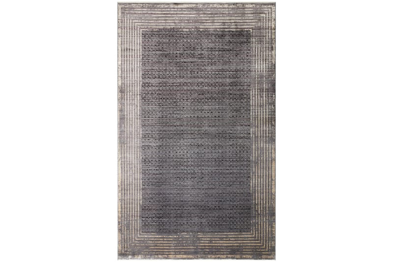 Mhl Gångmatta 100x200 cm Rektangulär - Antracit/Guld - Textil & mattor - Mattor - Modern matta - Gångmattor