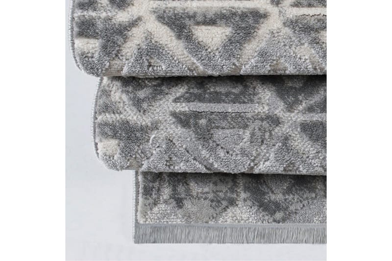 Naveena Gångmatta 120x400 cm Rektangulär - Grå/Creme - Textil & mattor - Mattor - Modern matta - Gångmattor