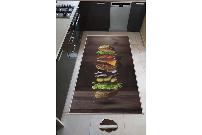 Nobuyoshi Gångmatta 80x150 cm Rektangulär - Flerfärgad - Textil & mattor - Mattor - Modern matta - Gångmattor