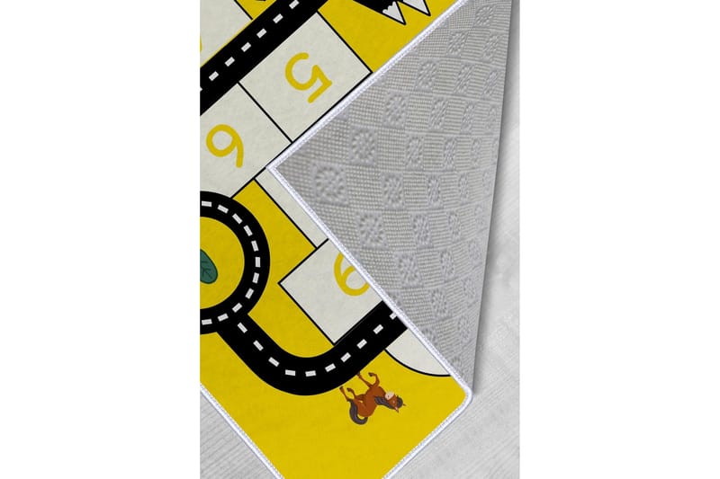 Nonu Gångmatta 100x150 cm Rektangulär - Gul - Textil & mattor - Mattor - Modern matta - Gångmattor