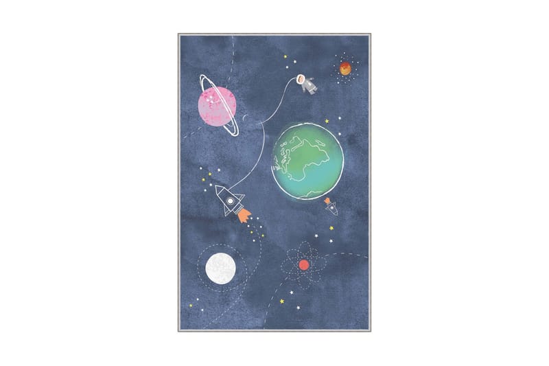 Nooralam Gångmatta 80x150 cm Rektangulär - Flerfärgad - Textil & mattor - Mattor - Modern matta - Gångmattor
